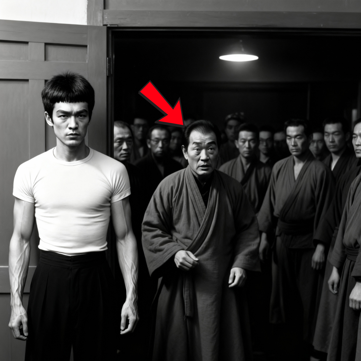 Bruce Lee abrió la puerta cuando Wong Jack Man dijo 'Deja de enseñar a los forasteros' — 22 segundos después.