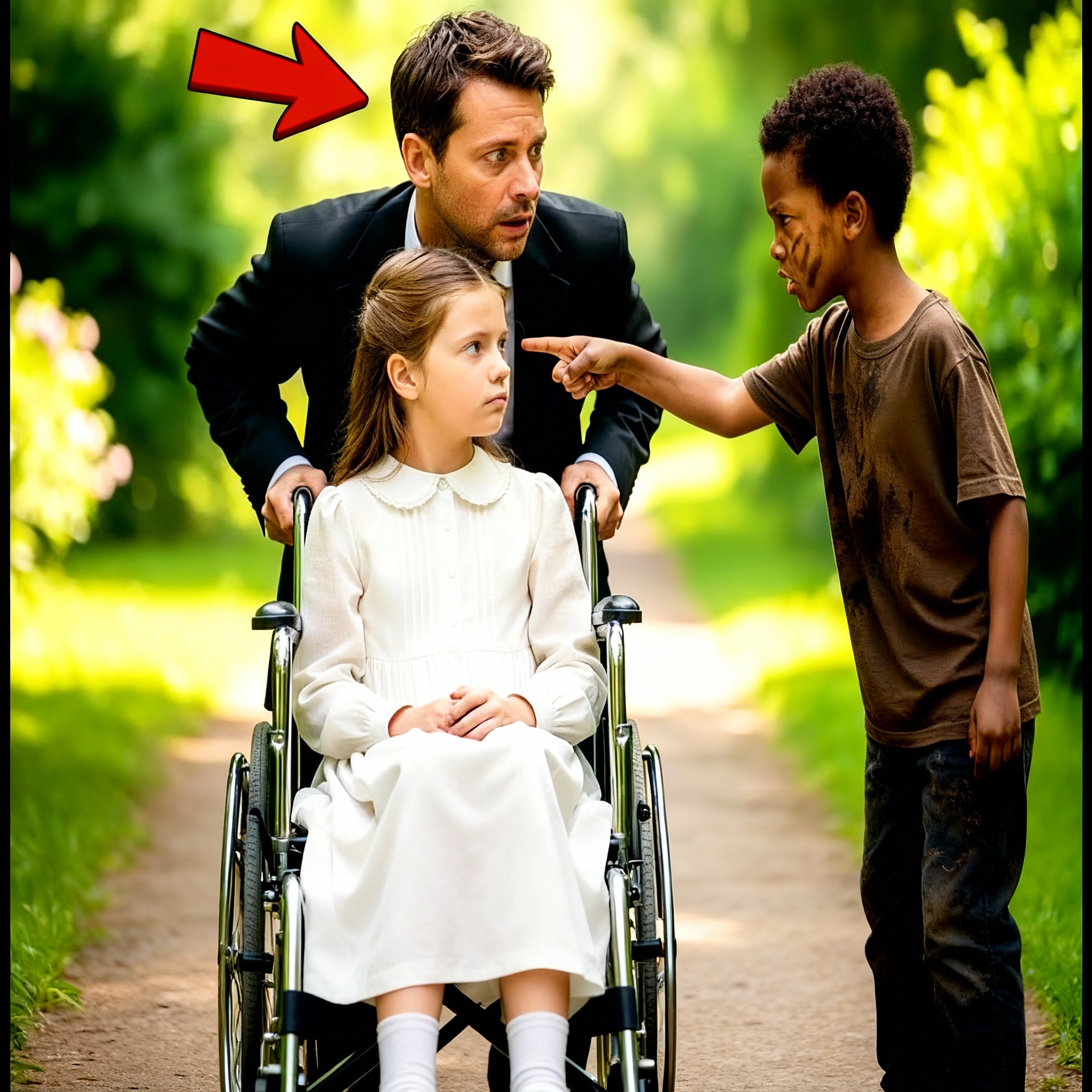 Ella puede caminar... Tu prometida no la dejará, le dijo el pobre chico al millonario, dejándolo atónito.