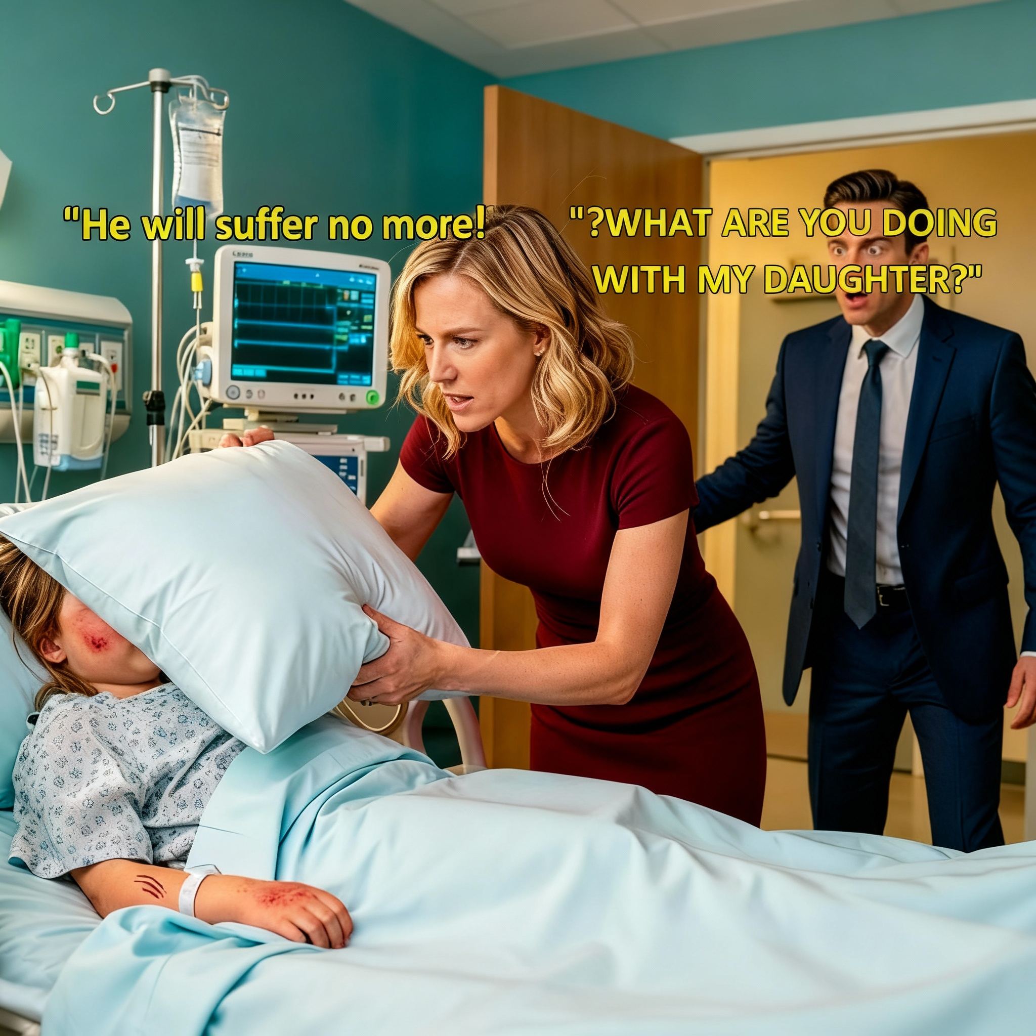 Niña en peligro con su madrastra — Hasta que su padre CEO llegó a casa temprano.