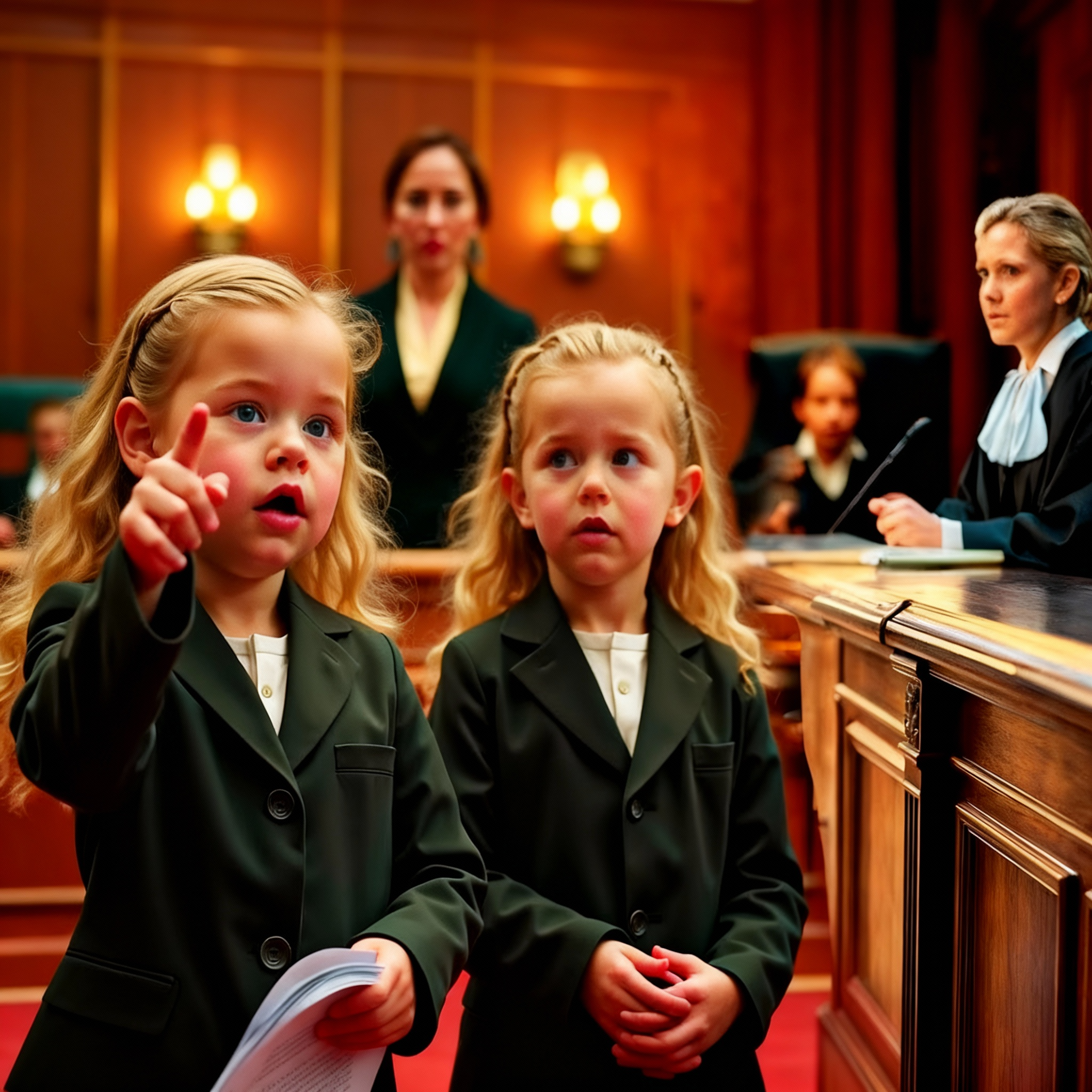 Gemelas de 7 años Enfrentan a la Jueza… y la dejan en shock con lo que revelan en la sala
