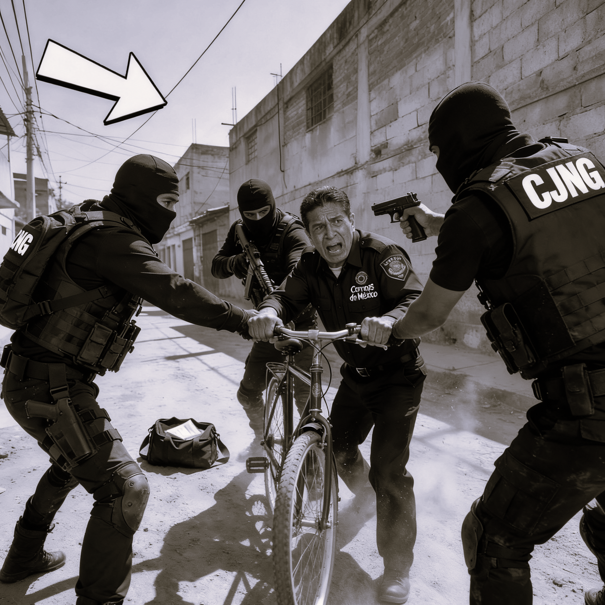 El CJNG robó la bicicleta de un cartero—no sabían que era primo del coronel.