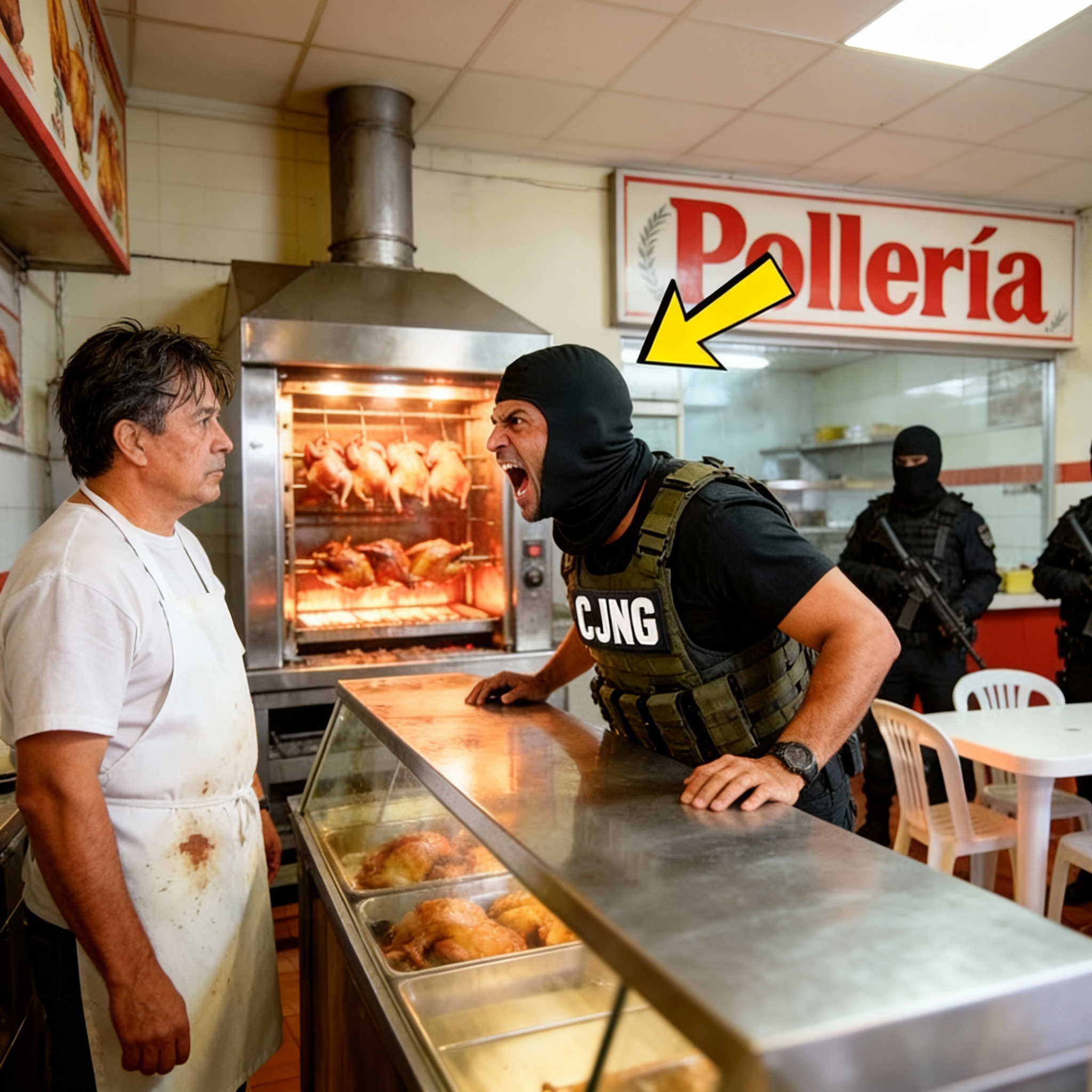 El Cartel CJNG Invadió Una Pollería—Jamás Imaginaron Que El Cocinero Era Jefe Del Cártel Del Golfo