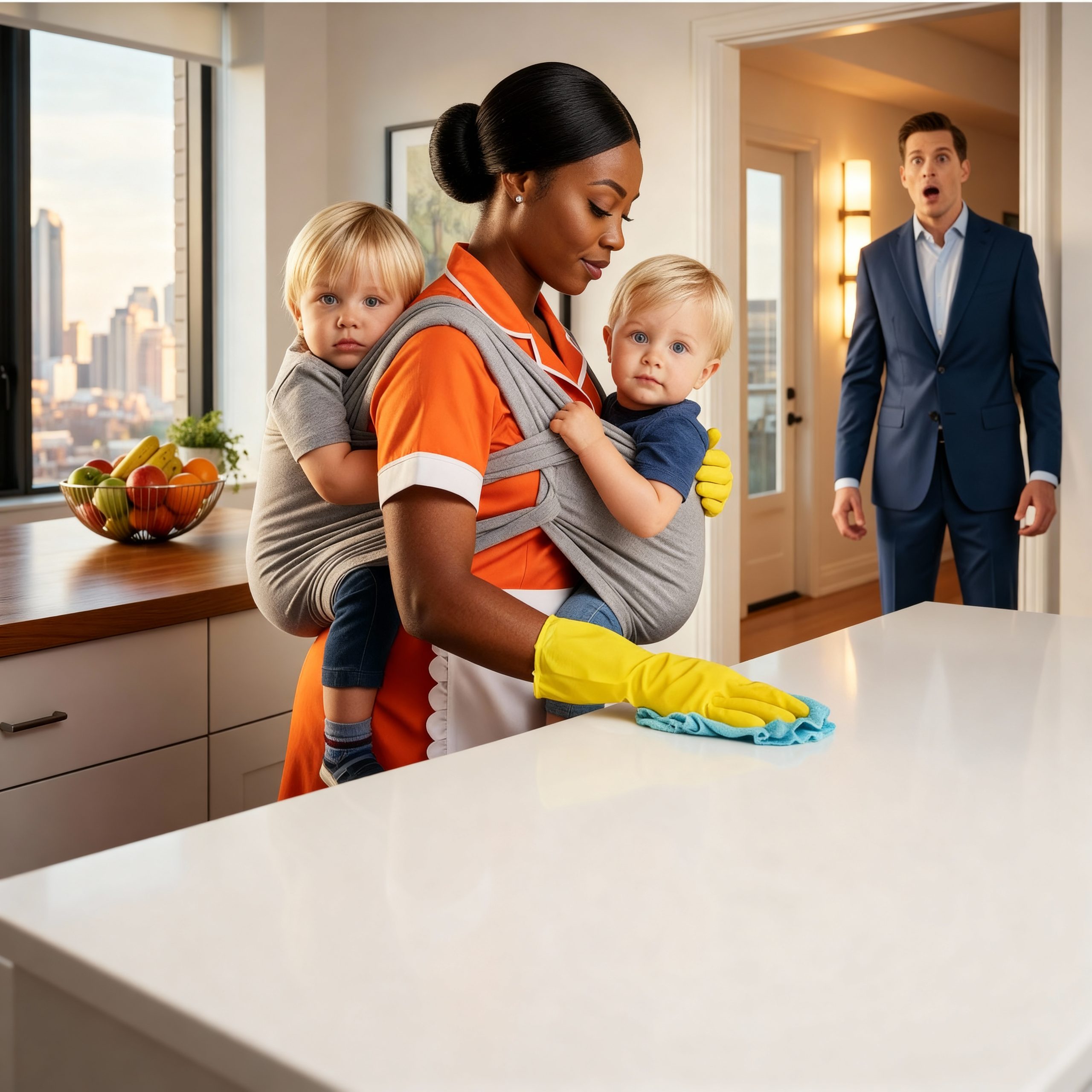 El multimillonario regresó a casa temprano y se sorprendió por lo que vio.