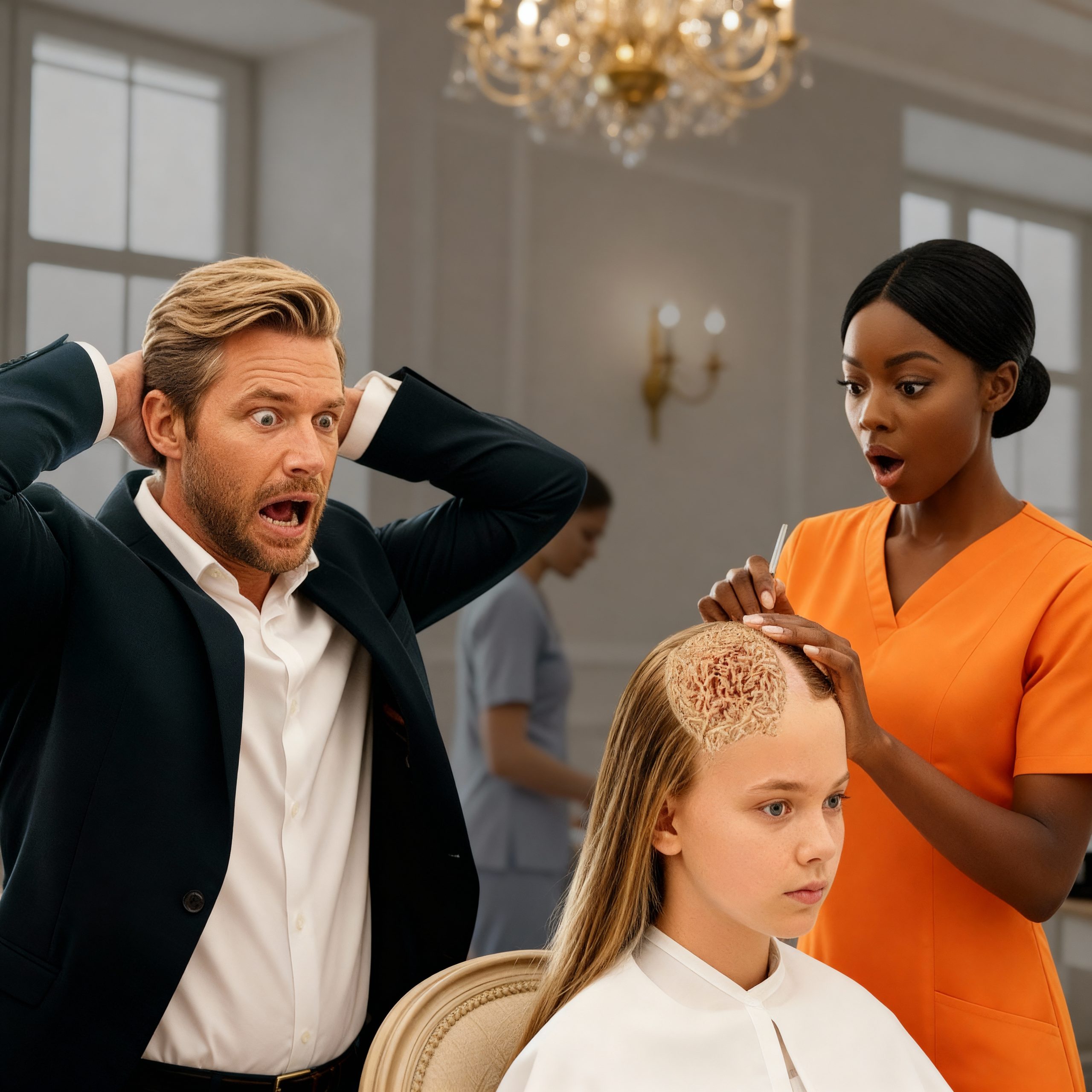 La hija del millonario sufría todos los días—hasta que la nueva niñera encontró algo horripilante en su cabello.