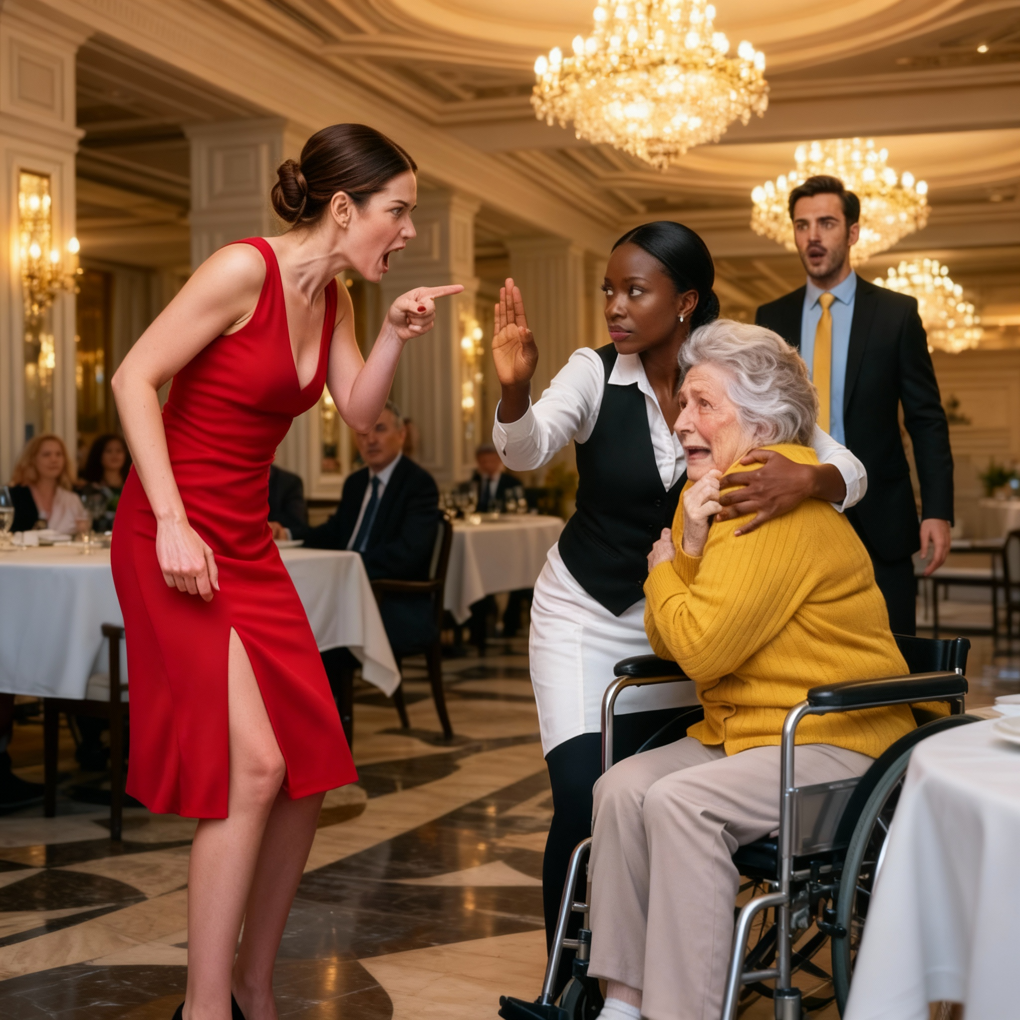 Se quedó helado después de ver lo que la camarera hizo por su madre con Alzheimer.