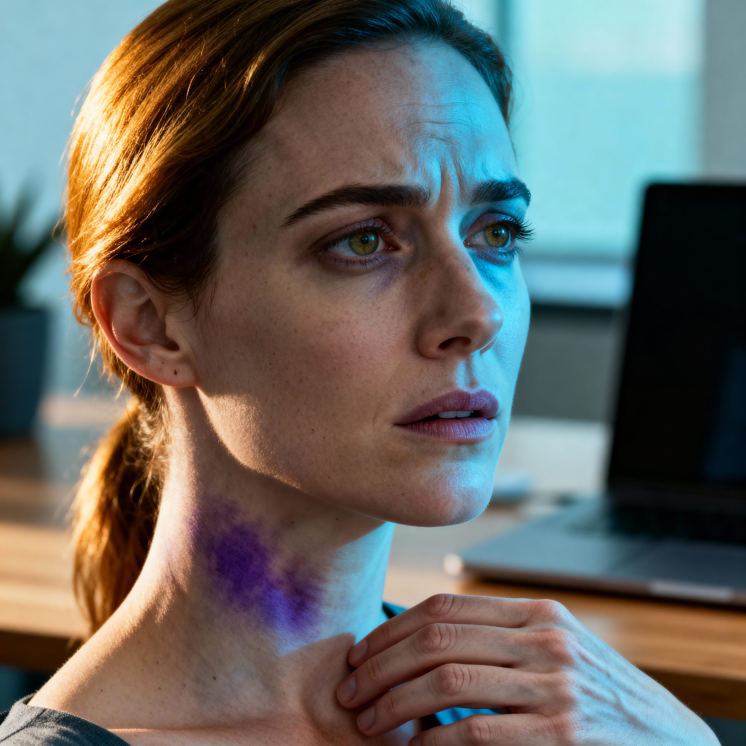 Llegó con una marca en el cuello, el director ejecutivo lo notó y, obsesionado por celos, exigió saber quién hizo esto.