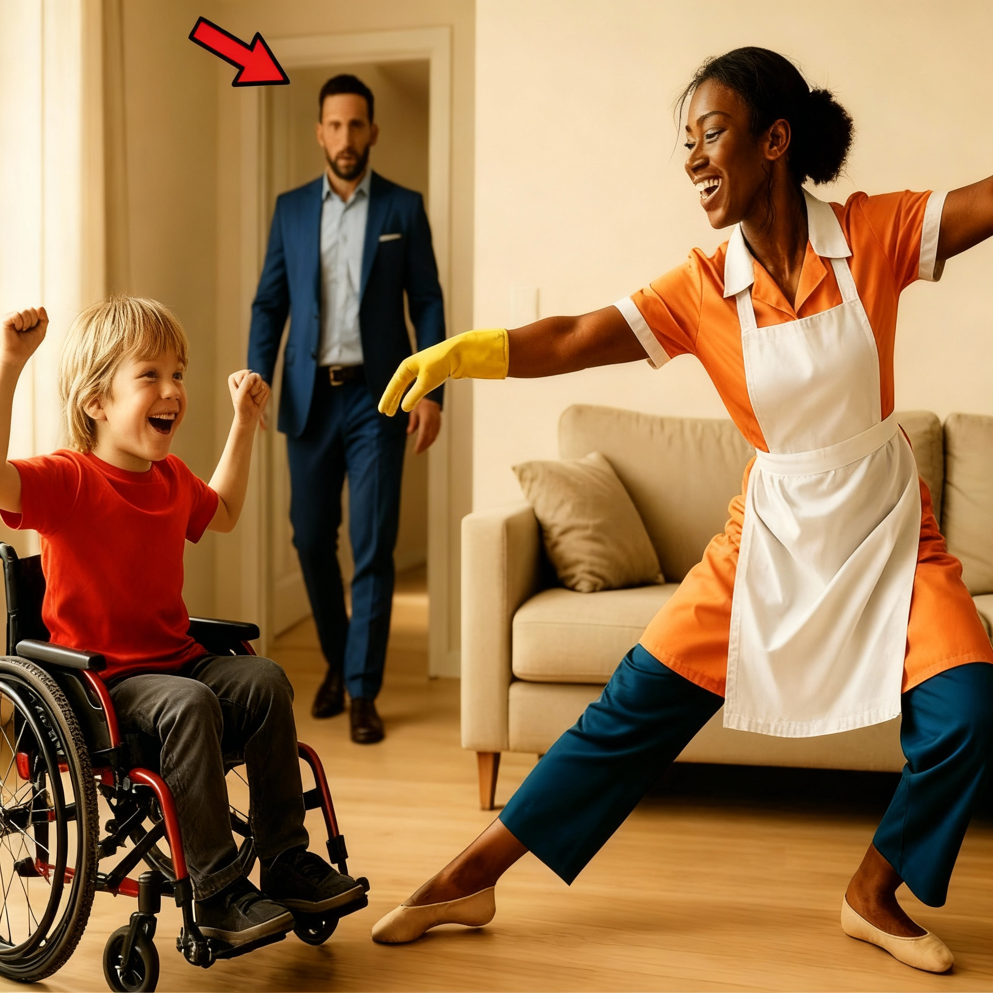 Millonario sorprendido al enterarse de lo que su limpiadora hizo con su hijo—es realmente desgarrador.